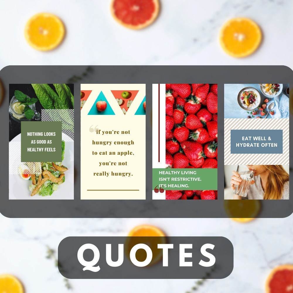 100 Nutrition Quotes: Inspire your clients to prioritize their health and wellness.