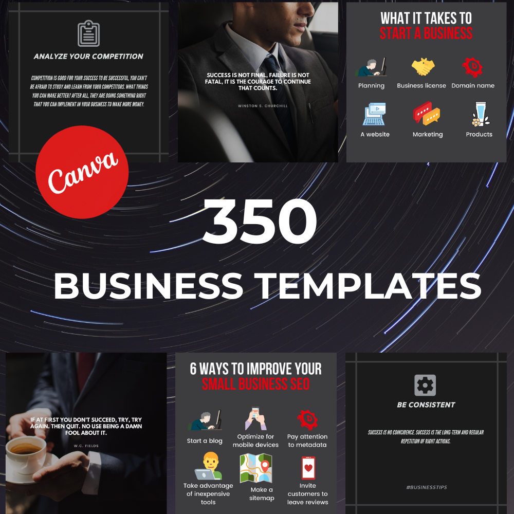 350 Business Posts | Templates for Social Media