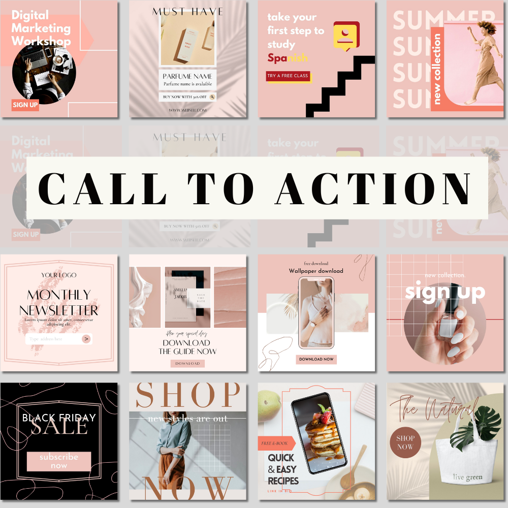 Encourage customers to shop and engage with your online store with 50 Call To Action posts.